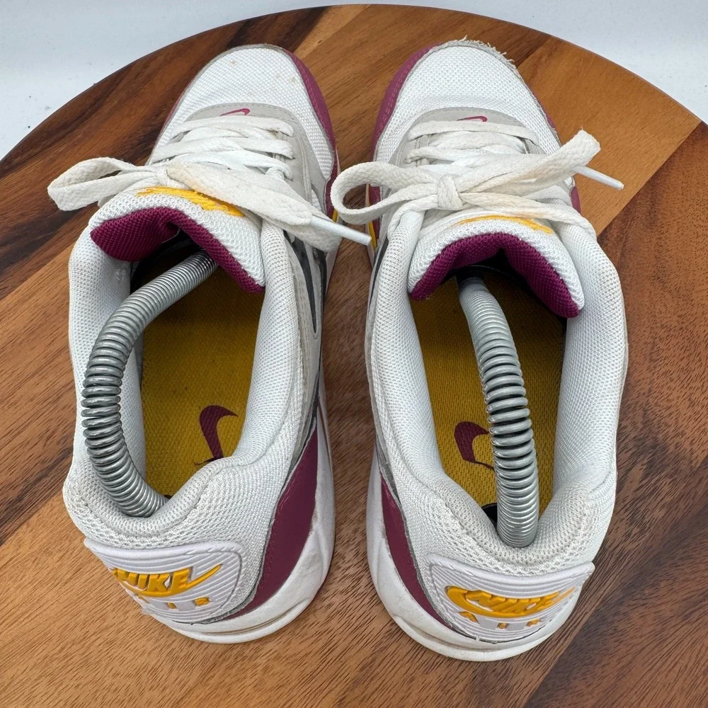 Nike Air Max Correlate Womens 7.5 White Dark Grey Bordeaux 511417-100 Sneakers - Picture 6 of 9